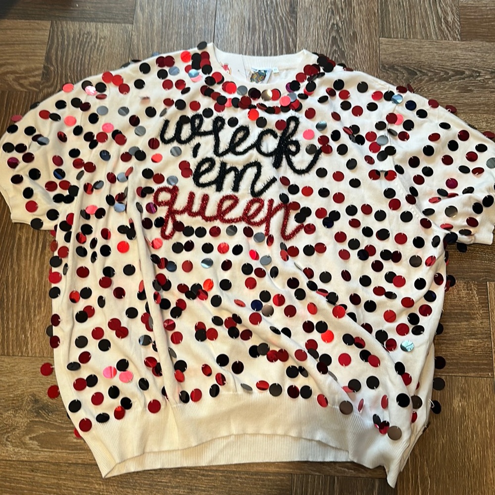 Brand new with tags. Queen of Sparkles. “Wreck Em Queen” Never worn.